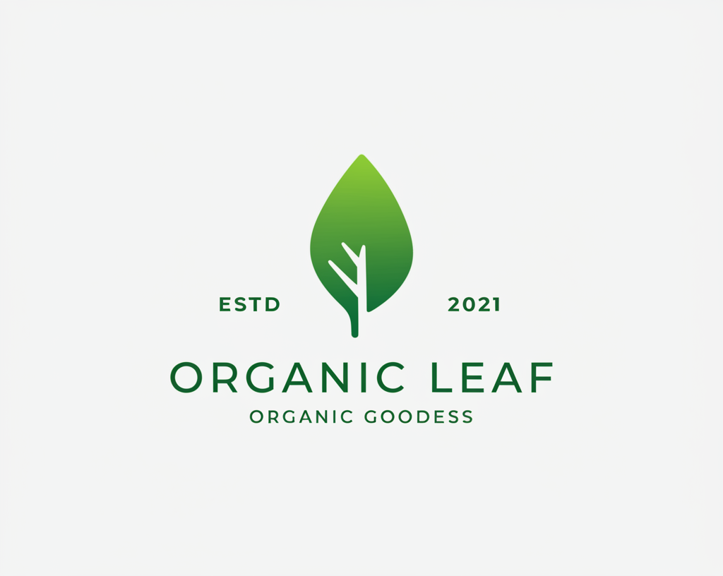 Logo design example - Organic food brand